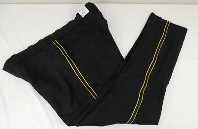 Elbeco E314RN TexTrop2 Polyester 4-Pocket Pants SIZE 50U NAVY WITH GOLD STRIPES - Image 1 of 4