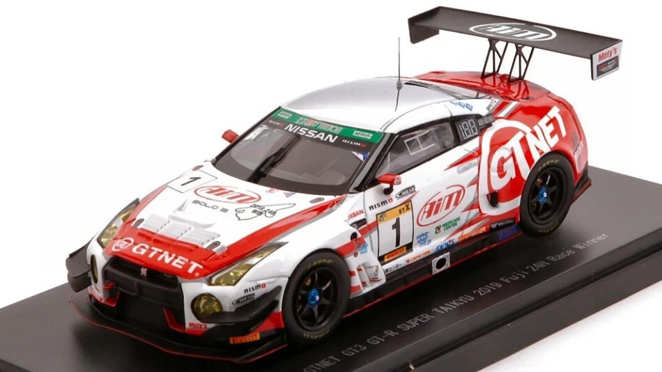 Modellino auto scala 1:43 Ebbro GTNET GT3 GTR SUPER TAIKYU 2019 FUJI 24H racing - Immagine 1 di 1
