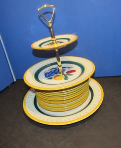 Stangl Pottery Fruit Plates Trenton NJ 8” Set of 7 - Picture 1 of 10