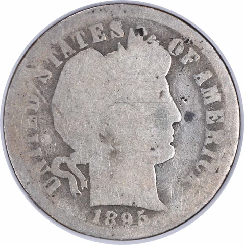 1895-O Barber Silver Dime AG Uncertified #207 Cover