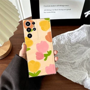 Für Samsung S25 Ultra S24 S23 S22 FE Plus A25 A35 A45 Fashion Flower Handyhülle - Bild 1 von 7
