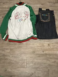 DEADSTOCK Vintage Coogi Outfit Jacket 2XL Con Pantaloni 38x33 - Foto 1 di 10
