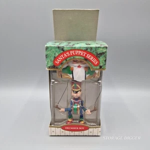 VTG 1980s NEW Noma Ornamotion Santa's Puppet Series "Drummer Boy", Original Box - Picture 1 of 9