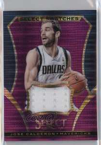 2013-14 Panini Select Select Swatches Purple Prizm /99 Jose Calderon #81