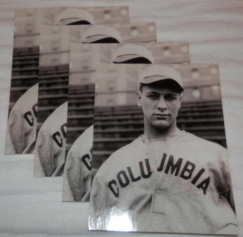 Lou Gehrig New York Yankees Postcards Set of 4ct Columbia University Iron Horse Cover