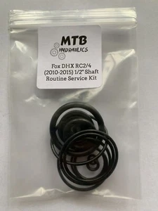 Fox DHX RC4 and RC2 1/2" Shaft (2010-2015) Rear Shock Service Seal Kit - Imagen 1 de 2
