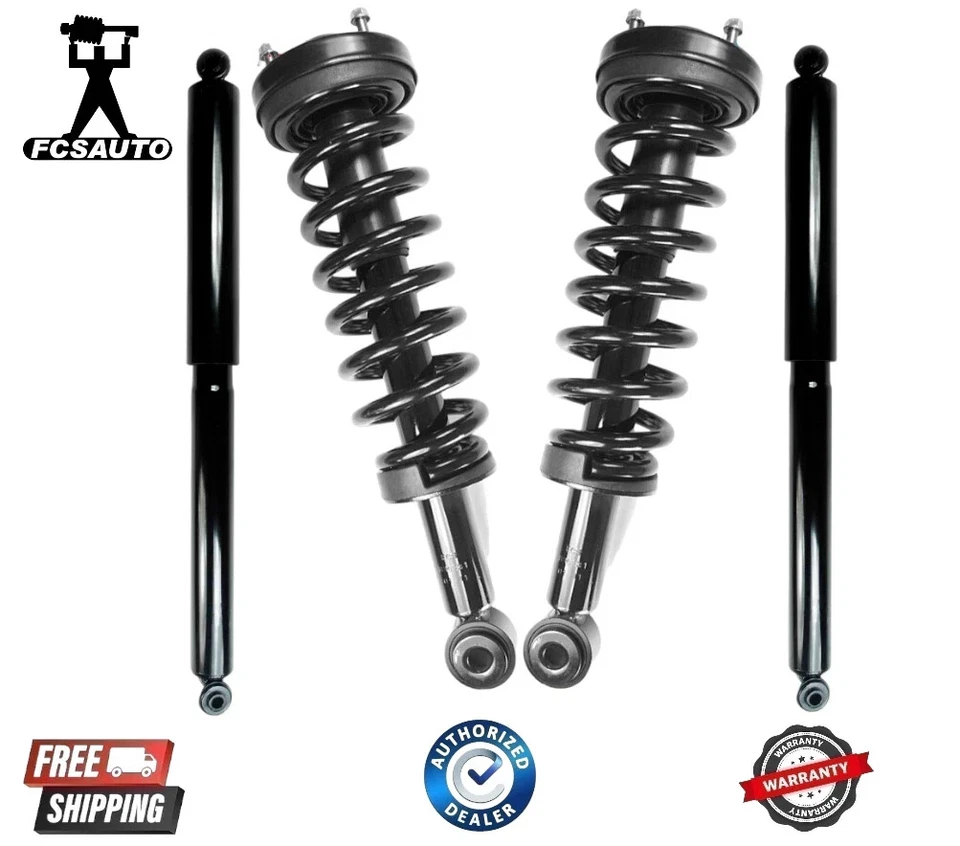 Premium 2 Front Complete Strut & Spring Assembly w/ Shocks 04-08 Ford F-150 RWD Foto 1 de 1
