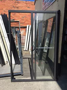 2100h x 1450w NEW Sliding Door Textura® Monument Grey SF or FS Single Glazed - Picture 1 of 9