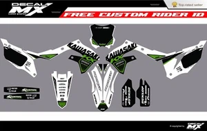 Fits Kawasaki KX450F (2019 20 21 22 2023) KX250F (2021 22 23 2024) graphic kits - Picture 1 of 2