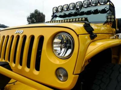 KC HiLites 1997-2006 Fits Jeep Wrangler TJ Gravity reg LED 7" Headlight 1 pcs - Image 1 of 4