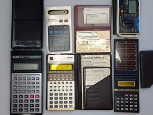 Casio FX-501P / Casio FX-100V / Adler Solar Mini L / Sharp EL-8130 / MBO / Casio - Bild 1 von 15