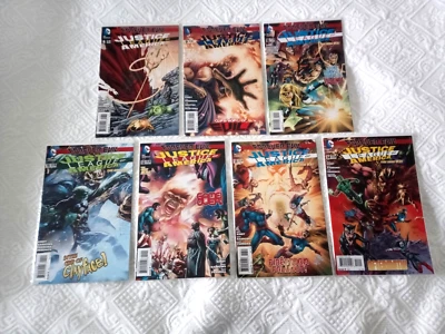 JUSTICE LEAGUE OF AMERICA #8 to 14 -Vol 3 (2013) FOREVER EVIL ARC - NM/NM+ (9.6) - Image 1 of 4