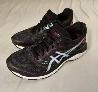 Asics GT 2000 7 Shoes Womens Size 10 Black Purple Athletic Sneakers 1012A147 - Image 1 of 4