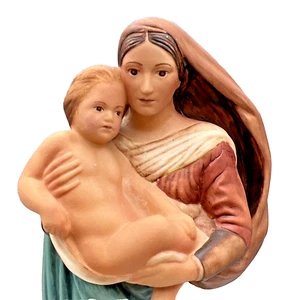 Franklin Mint Madonna with Baby Jesus Figurine Porcelain Sistine Chapel Replica - Picture 1 of 7