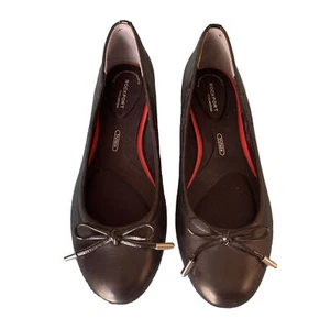 Rockport Total Motion Adelyn Ballet Flats Black Women's Size: 6.5M - Picture 1 of 7