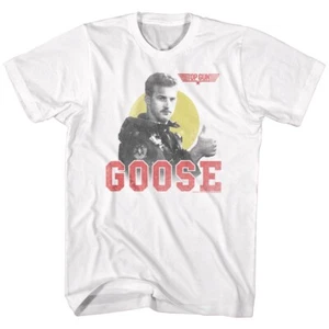 Top Gun Movie Goose Thumbs Up In The Sunset Men's T Shirt  - Picture 1 of 5