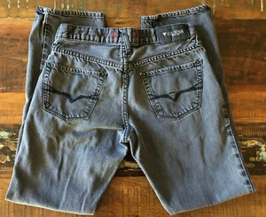Guess Slim Straight Del Mar Fit Faded Black Jeans Size 29x28 3/4 - Picture 1 of 11
