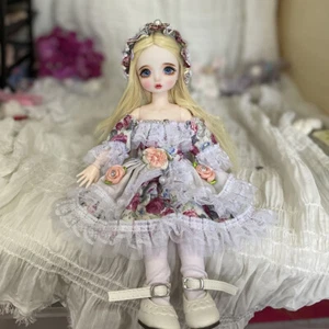 1/6 BJD Puppe hübsche 30 cm Kugelgelenk Körper Puppen + komplette Outfits Geschenk für Mädchen - Bild 1 von 5