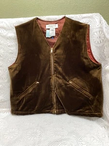 JONES NEW YORK Essentials Chocolate Fully Lined Vest casual Size L  NWT $79.00 - Picture 1 of 16