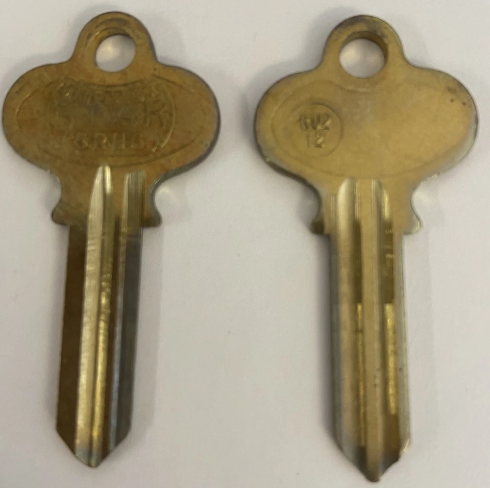 Set of 4 Star 5RU6 NOS Uncut Key Blank for Original Russwin 752-5 / 752B - Image 1 of 1