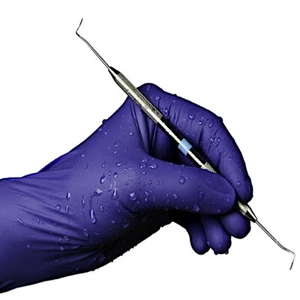 100 4m Indigo ELECTRA AZUL Nitrilo Guantes Examen Médico Lat, Sin Polvo S M L XL - Imagen 1 de 14