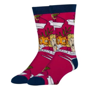 Joe Exotic Men's Cotton Crew Funny Socks - Picture 1 of 4