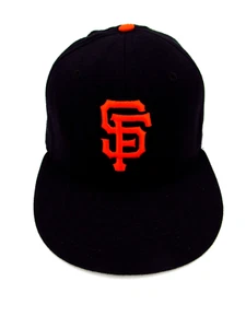 Vintage San Francisco Giants Hat Cap 7 1/4 New Era 5950 Pro Model 100% Wool USA - Picture 1 of 12