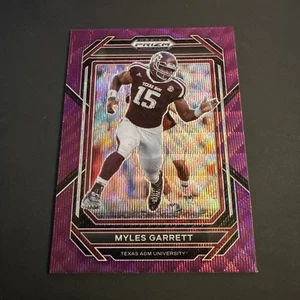 2023 Panini Prizm Draft Picks #78 Myles Garrett Prizms Purple Wave - Picture 1 of 10
