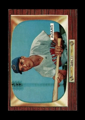 1955 Bowman Set-Break #118 Bobby Adams EX-EXMINT *GMCARDS* - Image 1 of 2