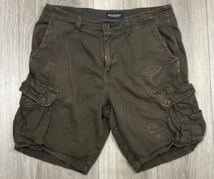 American Eagle Distressed Classic Cargo Shorts Herren Gr. 33 grün - Bild 1 von 9