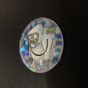 Vintage Plants Vs Zombies Metalix Tazos Pog From Sabritas Chips - Picture 1 of 7