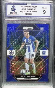 Julio Enciso RC Brighton Blue Mojo /25 Panini Prizm 2022 MGC 9 not PSA - Picture 1 of 3