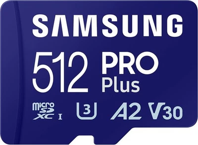 Samsung PRO Plus microSD-Speicherkarte (2023) - 512 GB - Bild 1 von 3