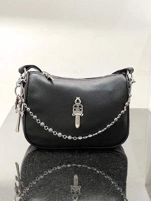 Bolso clásico de cuero de vaca, cuero genuino, multiusos, bolso axila de alta gama Foto 1 de 4