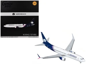Boeing 737-800 Commercial Aircraft with Flaps Down "AeroMexico" (N957AM) White w - Picture 1 of 1