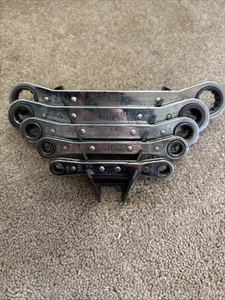 Vintage Craftsman Tools 5 Pc METRIC Box-End Ratcheting Wrench Set USA - Picture 1 of 4