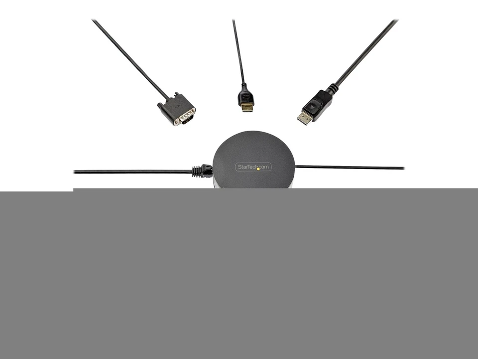 Startech - io networking USB C Multiport Adapter Dock Hdmi/dp/vga -pd/usb/gbe