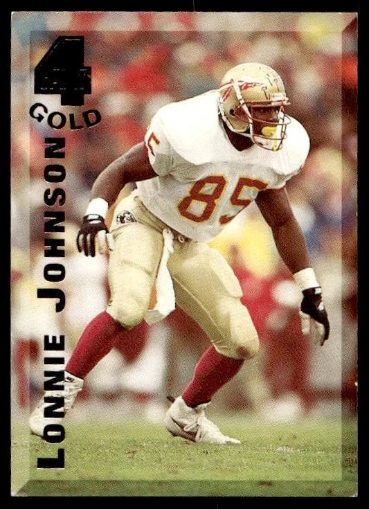 1994 Classic Four Sport Lonnie Johnson #108 Gold Florida State Seminoles - Image 1 of 2
