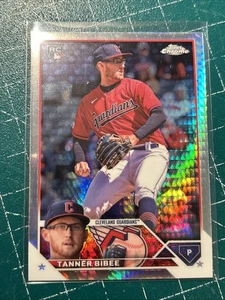 2023 Topps Chrome Update Prism #usc114 Tanner Bibee Rc  - Imagen 1 de 2