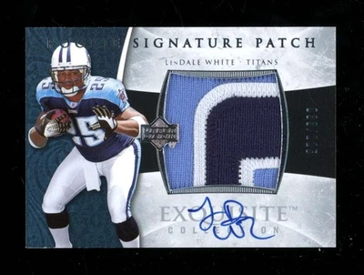2006 UD Exquisite Collection LenDale White Rookie Patch Auto /225 #122 UX3626 - Image 1 of 2