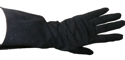 Guantes Negros Años 50 Formales Ropa de Noche Debajo del Codo Moda Guantes De Colección Años 50 M Foto 1 de 4