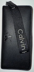 CALVIN KLEIN ONE SIZE WALLET Black ZIPPER AROUND Women’s - Bild 1 von 15