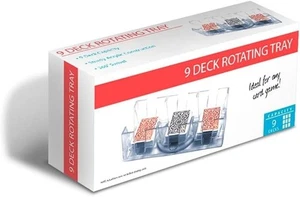 9 Deck - Brybelly Rotating Card Deck Tray Standard Sized Playing Cards - Picture 1 of 2