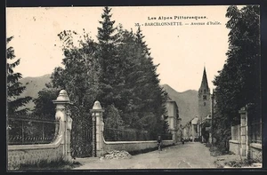 CPA Barcelonnette, Avenue d´Italie 1931 - Picture 1 of 2