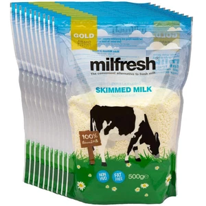 Milfresh Gold Superior Granulated Skimmed Milk 500g (Pack of 10) - Picture 1 of 3