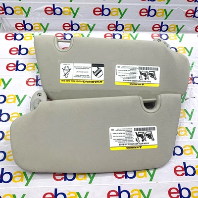 2007 - 2017 Jeep Compass Patriot Sun Visor Set Pair Cloth 08 09 10 11 12 13 14 - Image 1 of 4