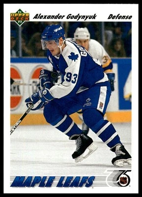 1991-92 Upper Deck #466 Alexander Godynyuk - Image 1 of 2