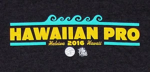 This Winters 2016/17 Hawaiian Pro John John Florence Contest Gray Tee Shirt NWT - Picture 1 of 3