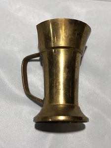 Kleine Messing Vase Krug Made In India Vintage 2 cm hoch - Bild 1 von 8