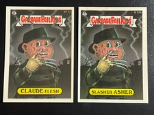 1988 Topps Garbage Pail Kids GPK Card Series OS15 617a+b Claude Asher NDC NrMINT